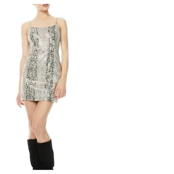 Alice + Olivia | Dresses | Alice Olivia Snake Skin Faux Leather Mini Dress | Poshmark Alice + Olivia | Dresses | Alice Olivia Snake Skin Faux Leather Mini Dress | Poshmark